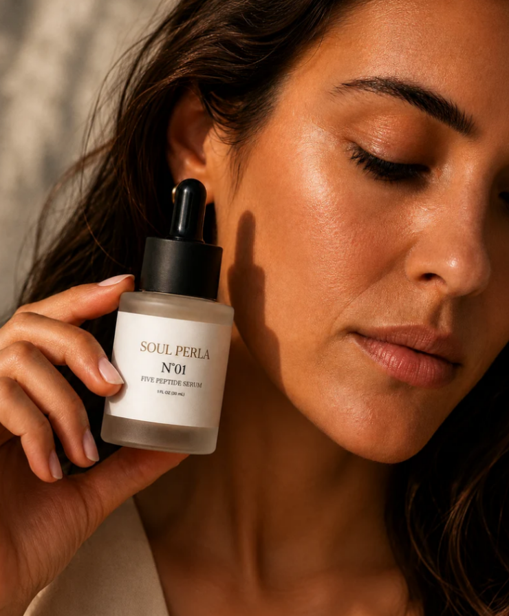 Ploution, Peptide Serum, Skincare, Facial Serum, Hyaluronic Acid, Beauty, Anti-Aging Skincare, Vegan Skincare, Soul Perla